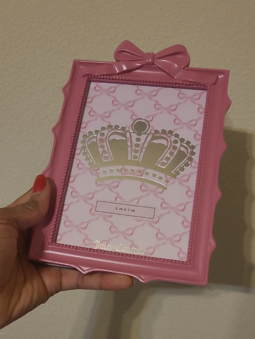 Juicy Couture Pink Bow Kids Frame - 5x7